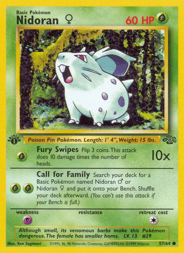Nidoran ♀ — Jungle 57/64