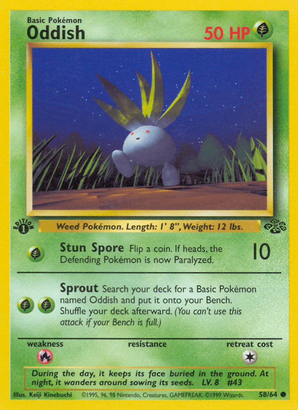 Oddish artwork — Jungle 58/64