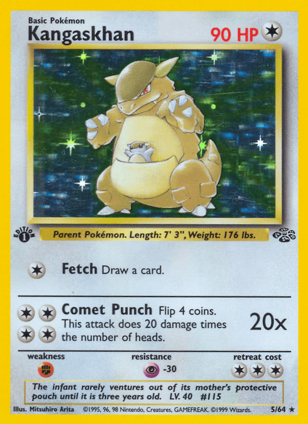 Kangaskhan artwork — Jungle 5/64