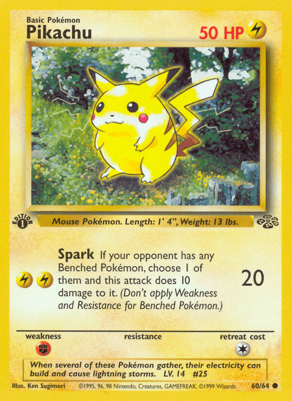 Pikachu — Jungle 60/64