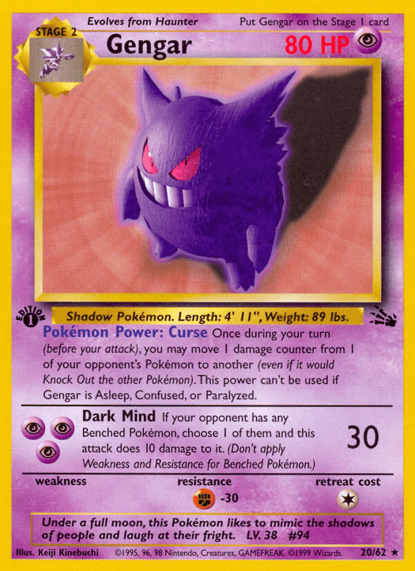 Gengar — Fossil 20/62