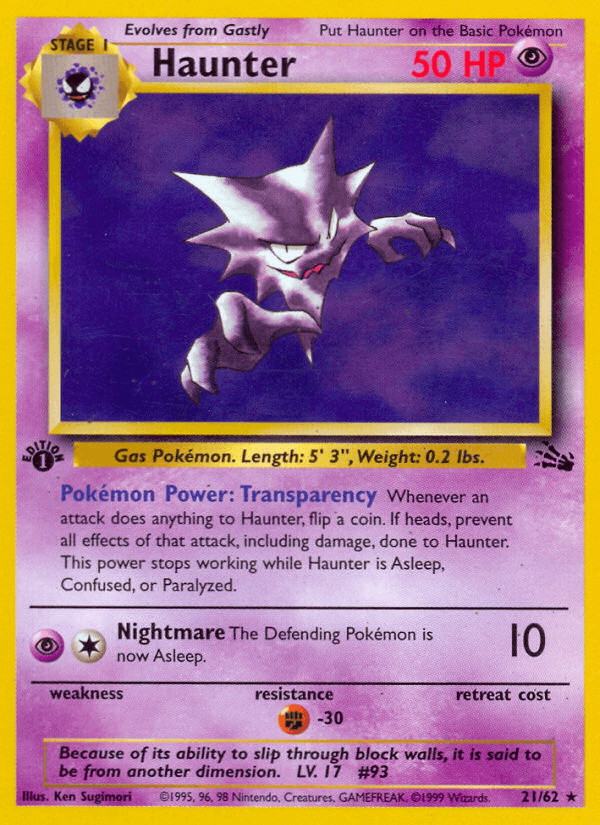 Haunter — Fossil 21/62
