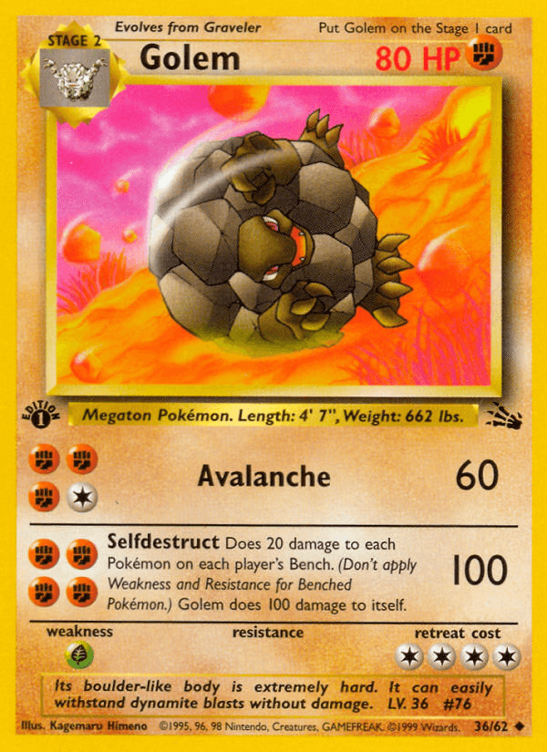 Golem artwork — Fossil 36/62