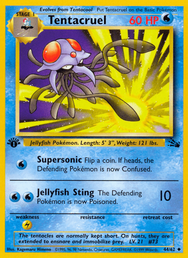 Tentacruel artwork — Fossil 44/62