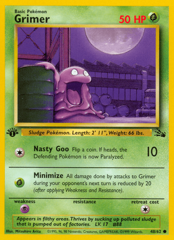 Grimer artwork — Fossil 48/62