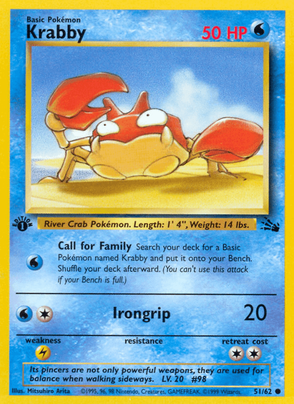 Krabby artwork — Fossil 51/62