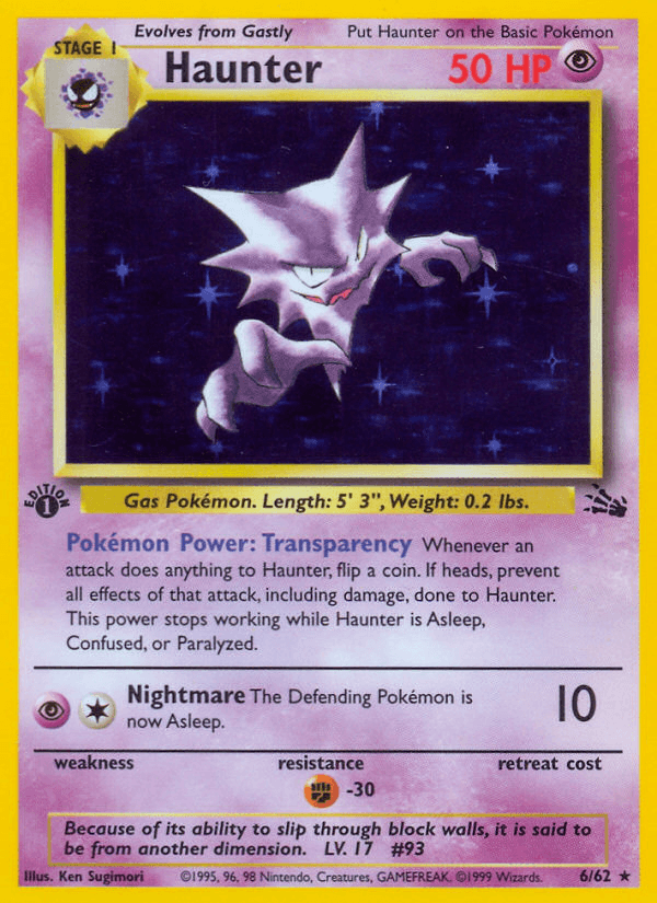 Haunter — Fossil 6/62