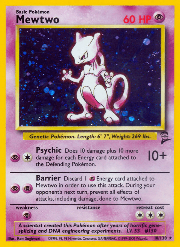 Mewtwo — Base Set 2 10/130