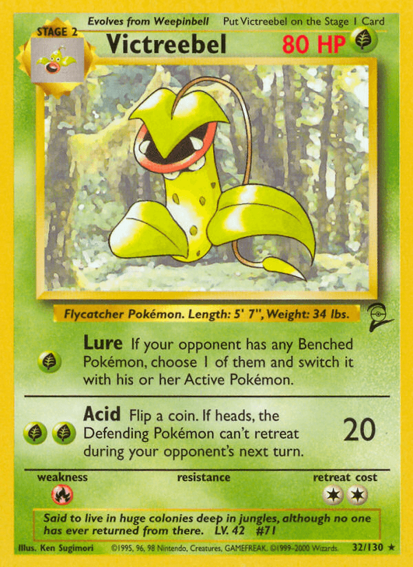 Victreebel artwork — Base Set 2 32/130