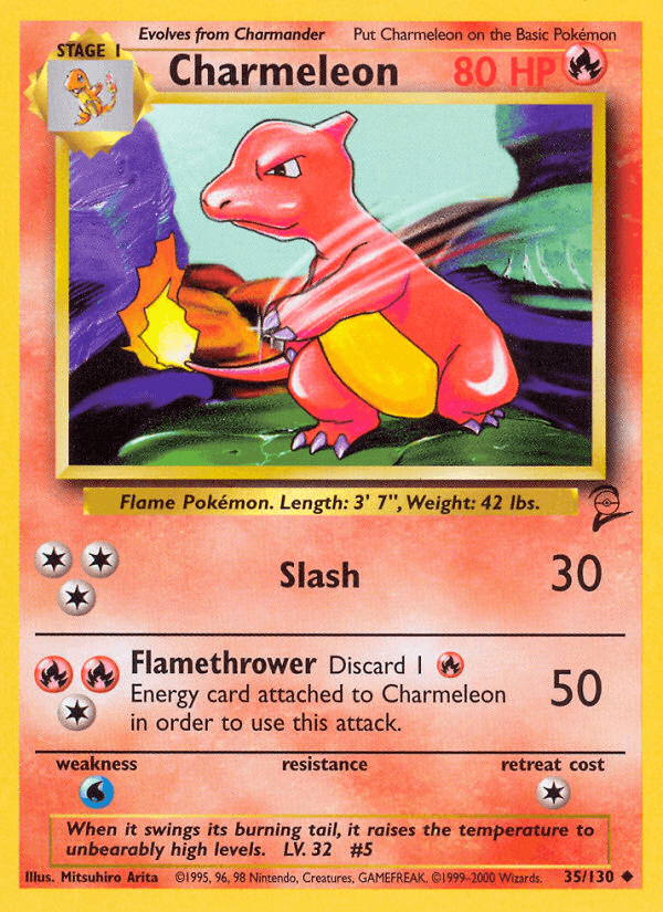 Charmeleon — Base Set 2 35/130