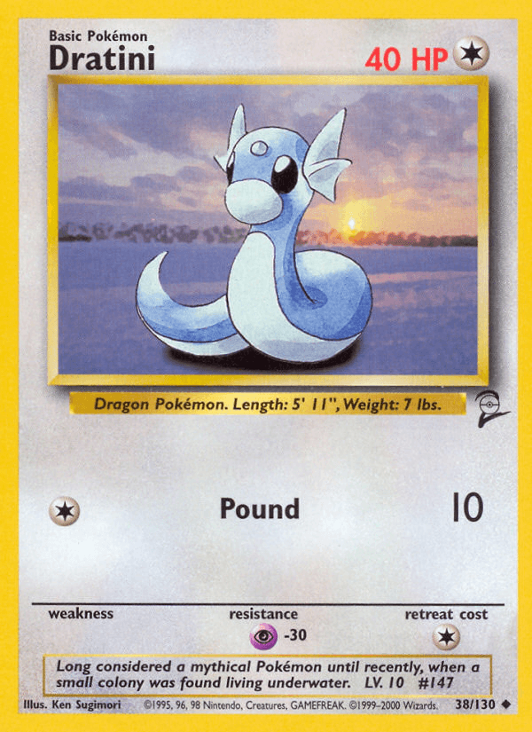 Dratini artwork — Base Set 2 38/130