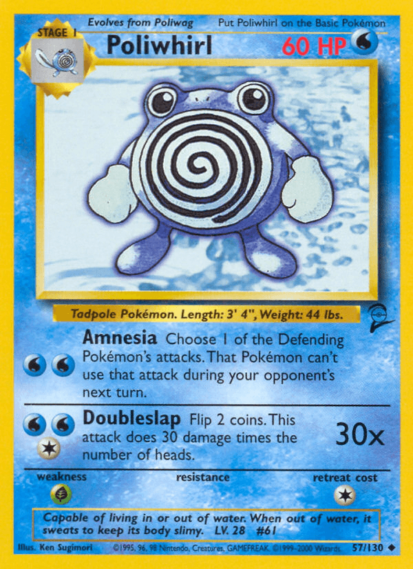 Poliwhirl — Base Set 2 57/130