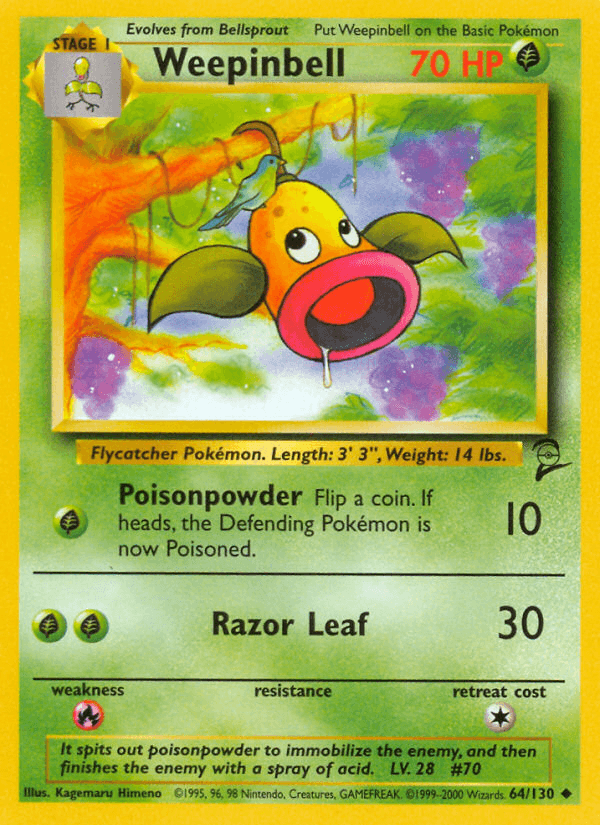 Weepinbell — Base Set 2 64/130