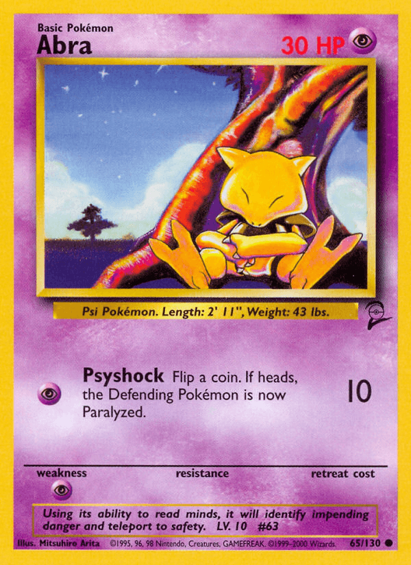 Abra — Base Set 2 65/130
