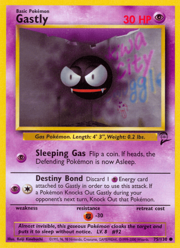Gastly — Base Set 2 75/130