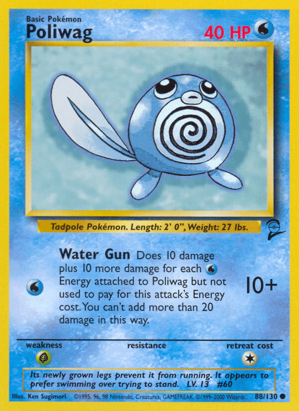 Poliwag artwork — Base Set 2 88/130