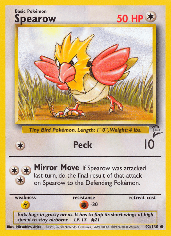 Spearow — Base Set 2 92/130