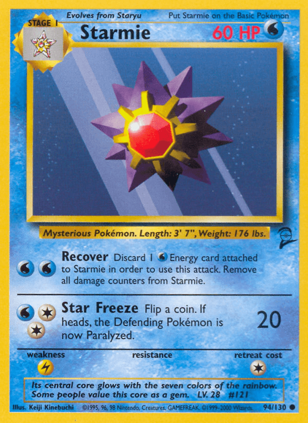 Starmie artwork — Base Set 2 94/130