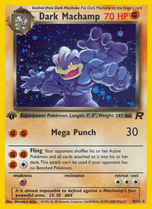 Dark Machamp — Team Rocket 10/83