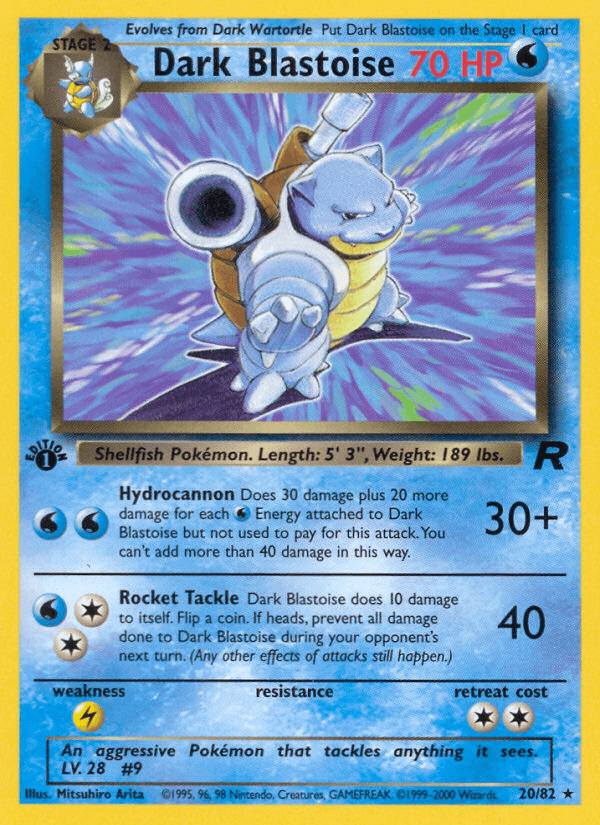 Dark Blastoise — Team Rocket 20/83