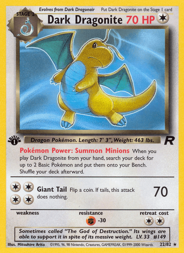 Dark Dragonite — Team Rocket 22/83