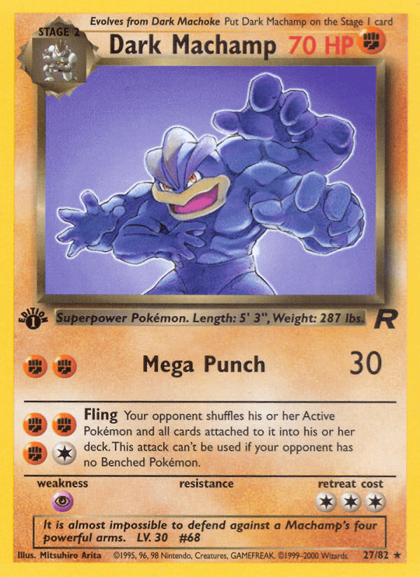 Dark Machamp — Team Rocket 27/83