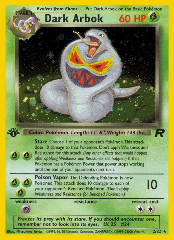 Dark Arbok — Team Rocket 2/83