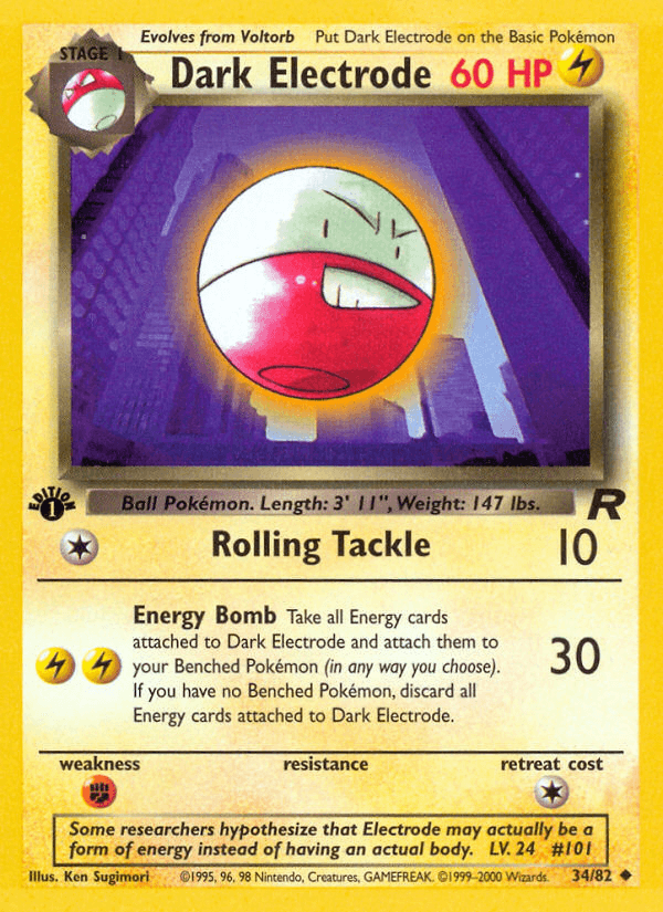 Dark Electrode — Team Rocket 34/83