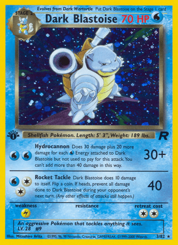 Dark Blastoise — Team Rocket 3/83