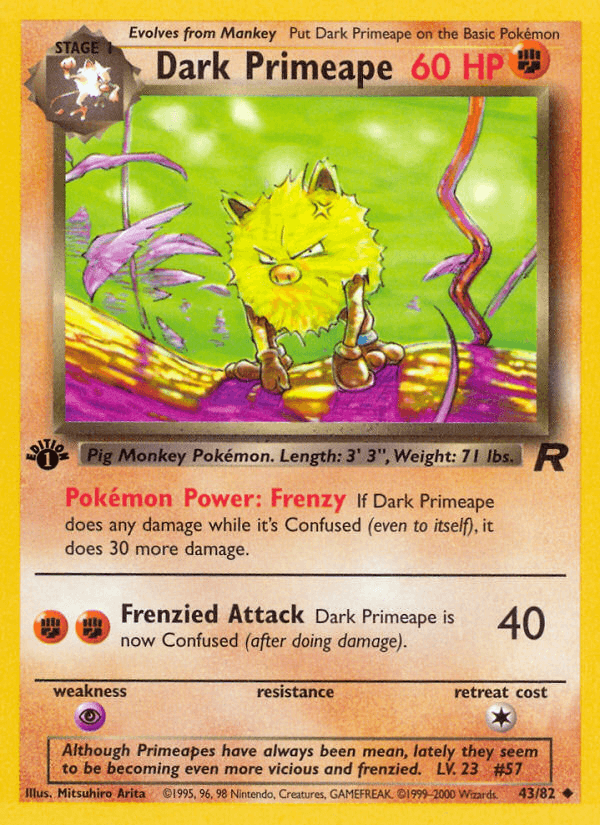 Dark Primeape — Team Rocket 43/83