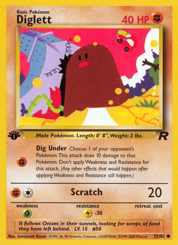 Diglett — Team Rocket 52/83