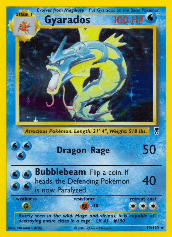 Gyarados artwork — Legendary Collection 12/110