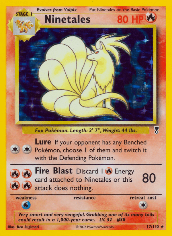 Ninetales artwork — Legendary Collection 17/110