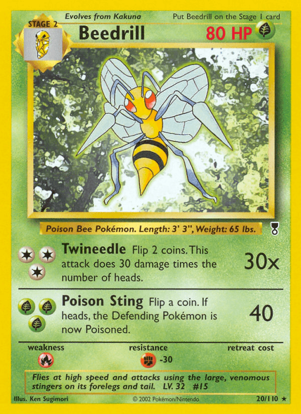 Beedrill artwork — Legendary Collection 20/110