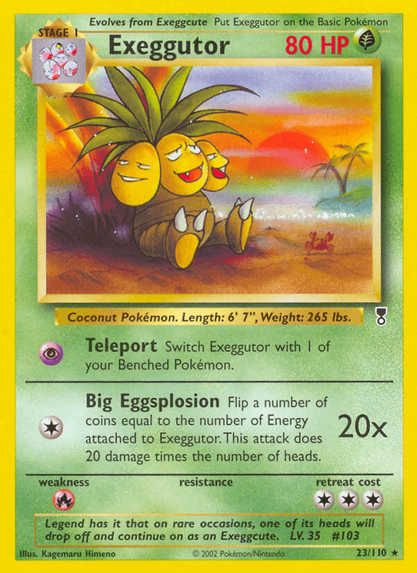 Exeggutor artwork — Legendary Collection 23/110