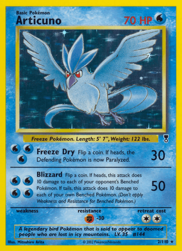 Articuno artwork — Legendary Collection 2/110