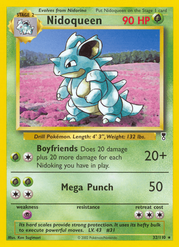 Nidoqueen artwork — Legendary Collection 32/110