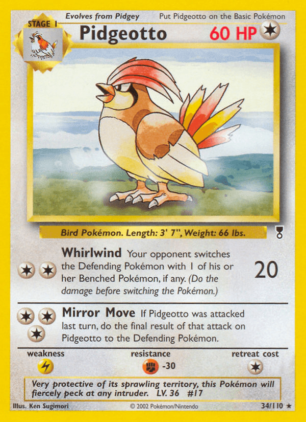 Pidgeotto — Legendary Collection 34/110