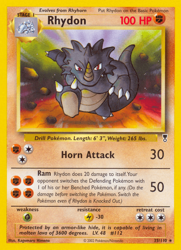 Rhydon artwork — Legendary Collection 35/110