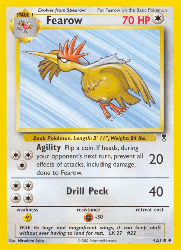 Fearow artwork — Legendary Collection 42/110