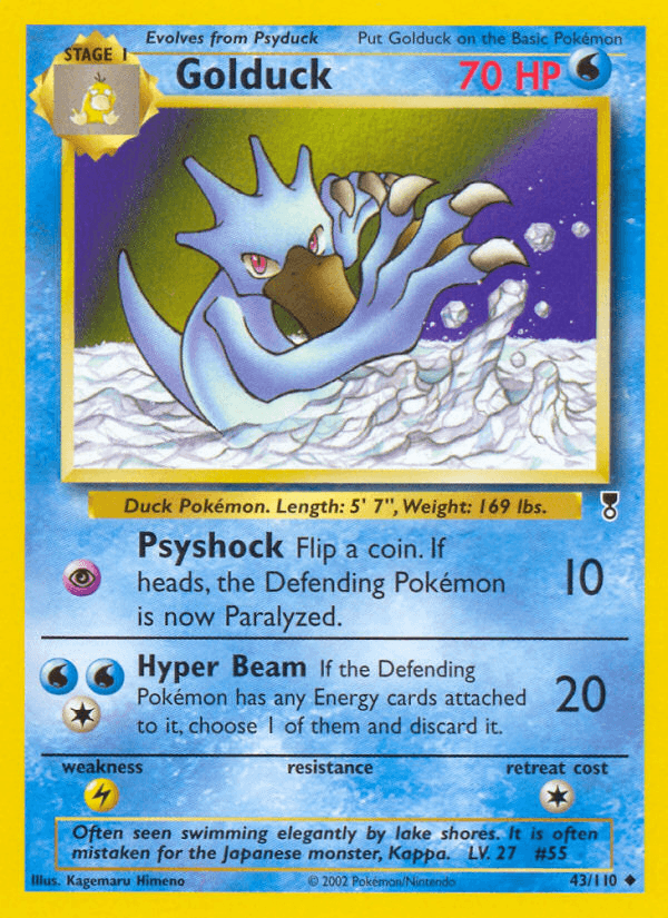 Golduck artwork — Legendary Collection 43/110
