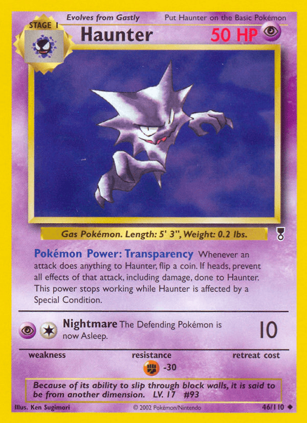 Haunter artwork — Legendary Collection 46/110