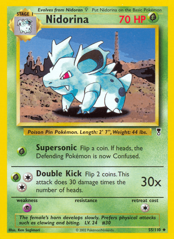 Nidorina artwork — Legendary Collection 55/110