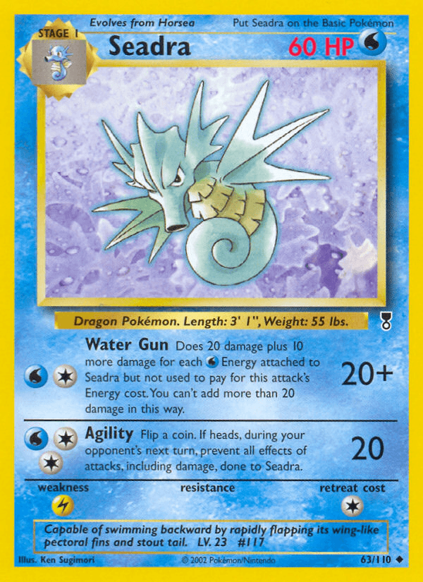 Seadra artwork — Legendary Collection 63/110
