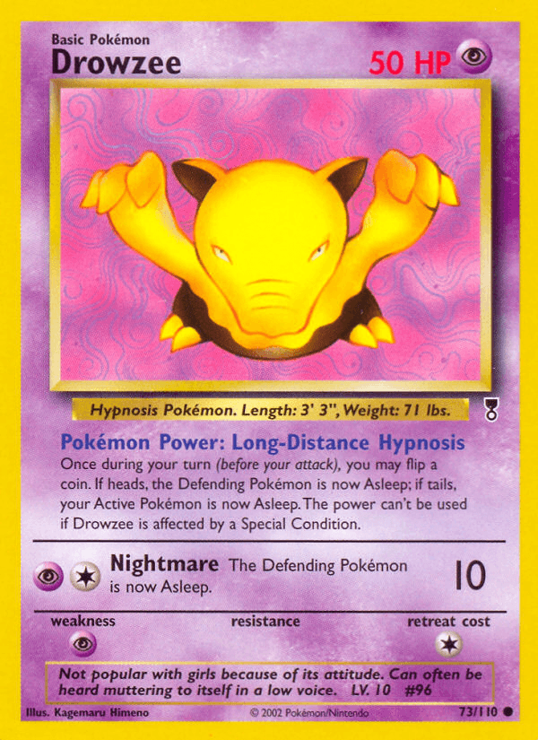 Drowzee artwork — Legendary Collection 73/110
