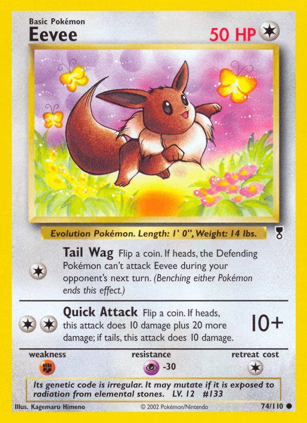 Eevee artwork — Legendary Collection 74/110