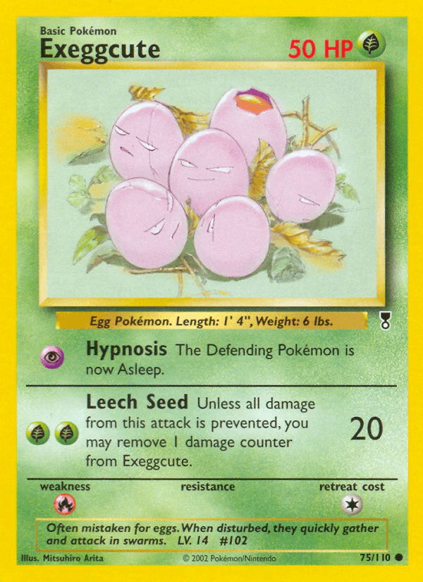 Exeggcute artwork — Legendary Collection 75/110