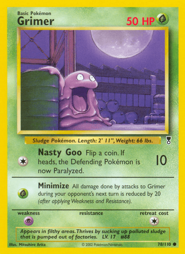 Grimer artwork — Legendary Collection 78/110