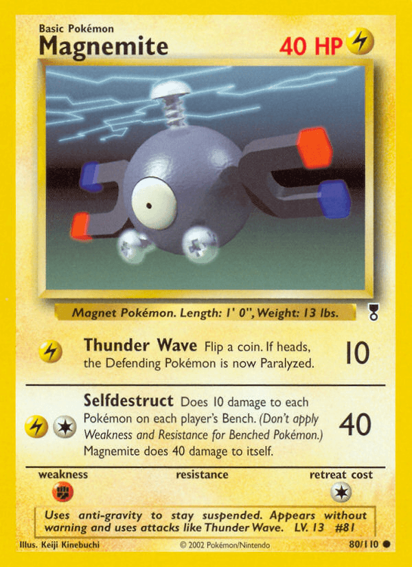 Magnemite artwork — Legendary Collection 80/110