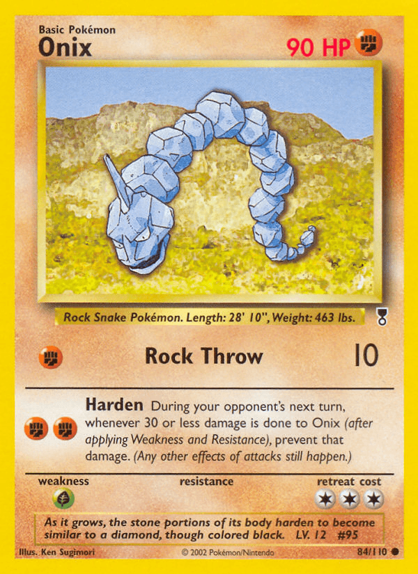 Onix artwork — Legendary Collection 84/110